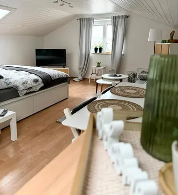 TV/Unterhaltungsangebot in der Unterkunft Refugium by Zirwick Apartment