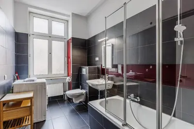 Ein Badezimmer in der Unterkunft Hopfenhaus Kulmbach