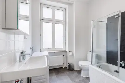 Ein Badezimmer in der Unterkunft Hopfenhaus Kulmbach