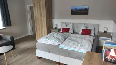 Ein Bett oder Betten in einem Zimmer der Unterkunft Ferienwohnung Familie Kowarik