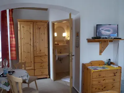 TV/Unterhaltungsangebot in der Unterkunft Kurheim Haus Linde