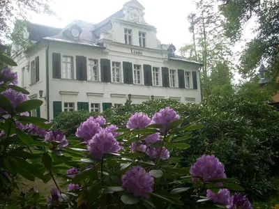 Ein Garten an der Unterkunft Kurheim Haus Linde