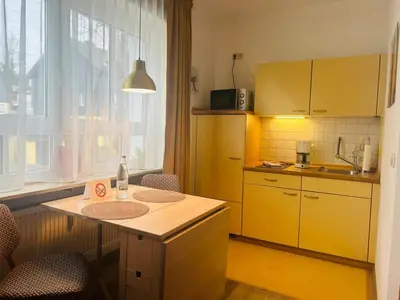 Küche/Küchenzeile in der Unterkunft Vier Jahreszeiten Suite