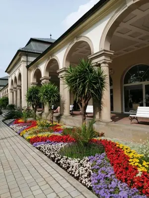 Ein Garten an der Unterkunft Vier Jahreszeiten Suite