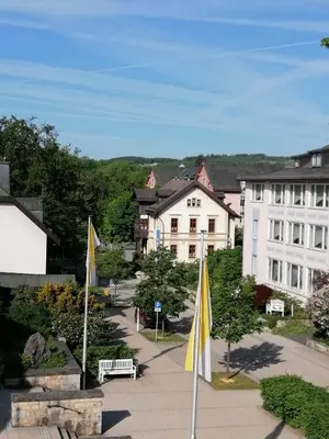 Das Gebäude in dem sich die Ferienwohnung befindet