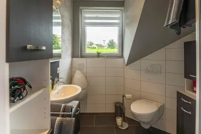 Ein Badezimmer in der Unterkunft Ferienwohnung Knecht