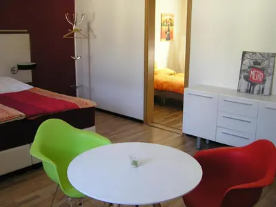 Ein Sitzbereich in der Unterkunft Auerbachs Keller