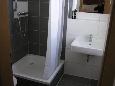 Ein Badezimmer in der Unterkunft Auerbachs Keller