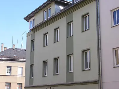 Das Gebäude in dem sich die Ferienwohnung befindet