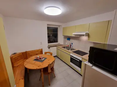 Küche/Küchenzeile in der Unterkunft Simon´s Serviceapartment