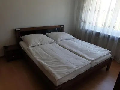 Ein Bett oder Betten in einem Zimmer der Unterkunft Ferienwohnung Nella
