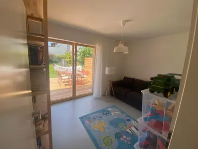 Grundriss der Unterkunft Das Lavendelhaus Weißenstadt Unser modernes und gemütliches Ferienhaus im Fichtelgebirge