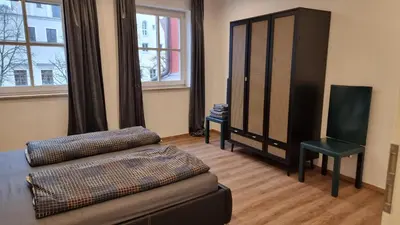 Ein Sitzbereich in der Unterkunft Eigentumswohnung Altstadt Weiden
