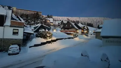 Haus Blach im Winter