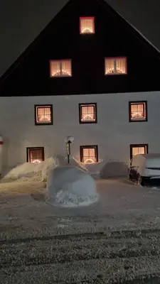 Haus Blach im Winter