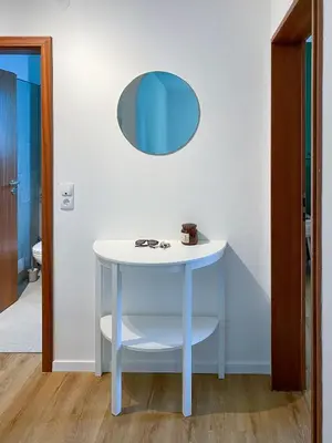 Grundriss der Unterkunft Kleines Glück zentral mit Balkon und Parkplatz
