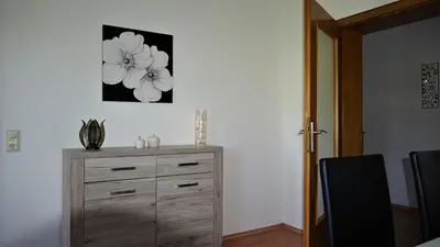 Grundriss der Unterkunft Große helle Ferienwohnung mit Balkon, ruhig gelegen mit guter Verkehrsanbindung