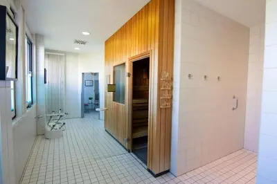 Ein Badezimmer in der Unterkunft Green Night Hotel