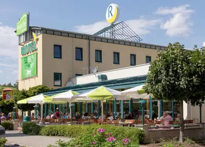 Das Gebäude in dem sich das Motel befindet