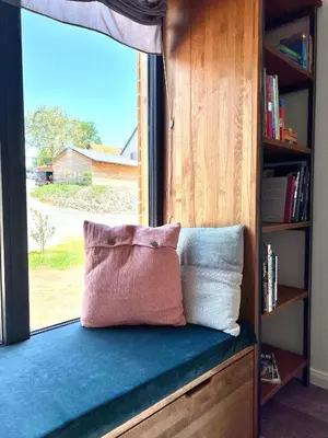 Die Bibliothek im Ferienhaus