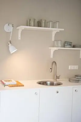 Küche/Küchenzeile in der Unterkunft 1-Zimmer-Appartement, beste Lage