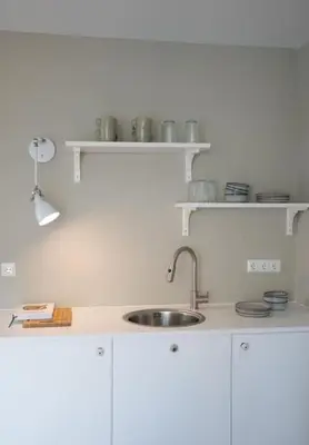 Küche/Küchenzeile in der Unterkunft 1-Zimmer-Appartement, beste Lage