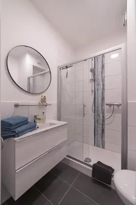 Ein Badezimmer in der Unterkunft Alte Färberei - Wohnen in der Altstadt