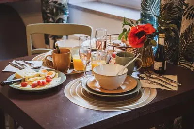 Essen in der Ferienwohnung oder in der Nähe