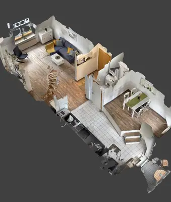 Grundriss der Unterkunft Wunderschöne Wohnung mit Balkon in Plauen