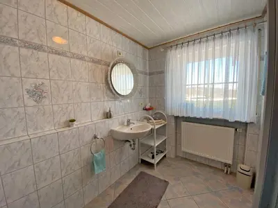 Ein Badezimmer in der Unterkunft Kastanienhof