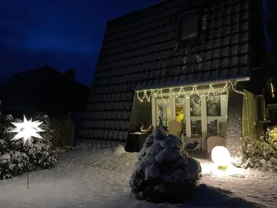 Frankenwald Ferienhaus FourStars am See in Lichtenberg, Bayern, Oberfranken, Bad Steben - Hof -Saale, Rennsteig im Winter