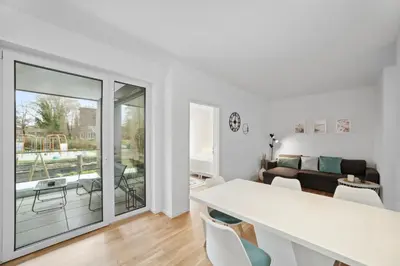 Ein Sitzbereich in der Unterkunft Sali Homes R1 - Cozy Apartment by River