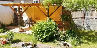 Ein Garten an der Unterkunft Ferienwohnung Bänsch