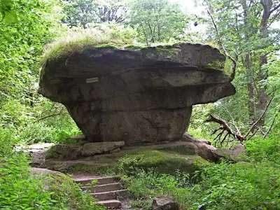 Naturlandschaft in der Nähe des Ferienhauses