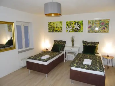 Ein Bett oder Betten in einem Zimmer der Unterkunft Ferienhaus del Pueblo
