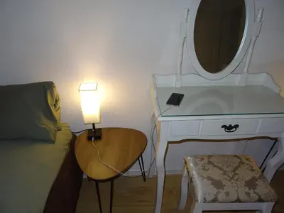 Ein Sitzbereich in der Unterkunft Ferienhaus del Pueblo