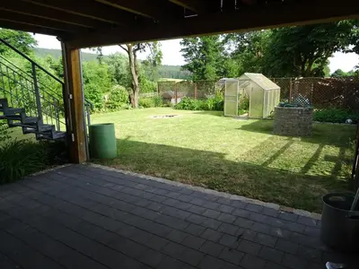 Ein Garten an der Unterkunft Ferienhaus del Pueblo