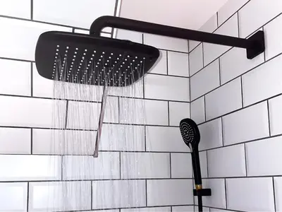 Ein Badezimmer in der Unterkunft Gemütliches Studio im Zentrum von Hof mit Designer-Wanne & 24h-Check-in