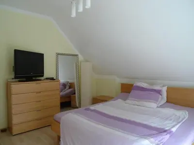 Ein Bett oder Betten in einem Zimmer der Unterkunft Hermanns Teufelshütte