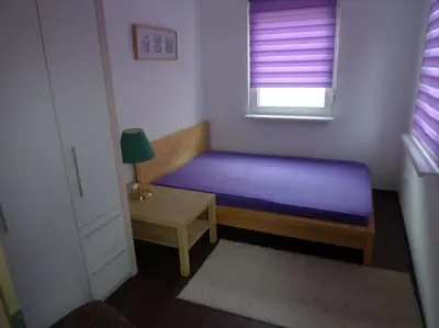 Ein Bett oder Betten in einem Zimmer der Unterkunft Hermanns Teufelshütte