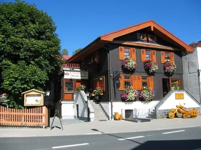 Das Gebäude in dem sich das Hotel befindet