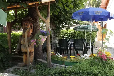 Ein Garten an der Unterkunft Landhotel Gasthof Zwota