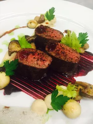 Essen im Hotel oder in der Nähe