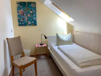 Ein Bett oder Betten in einem Zimmer der Unterkunft Hummelshof