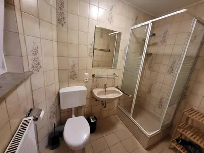 Ein Badezimmer in der Unterkunft Ferienwohnung Mein Zuhause