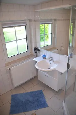 Ein Badezimmer in der Unterkunft Ferienhäuser Schneeberger
