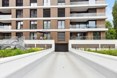 Das Gebäude in dem sich die Ferienwohnung befindet