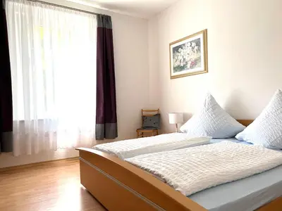 Ein Bett oder Betten in einem Zimmer der Unterkunft Schlafmütze
