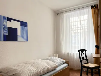 Ein Bett oder Betten in einem Zimmer der Unterkunft Schlafmütze
