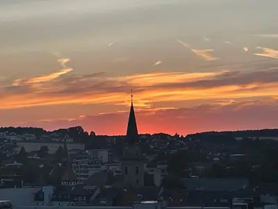 Blick auf den Sonnenuntergang/Sonnenaufgang von des Ferienhauses aus oder aus der Nähe
